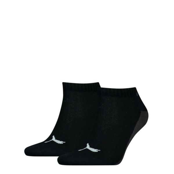 Puma Sneakersokken Heren Back Logo 2-pack Zwart