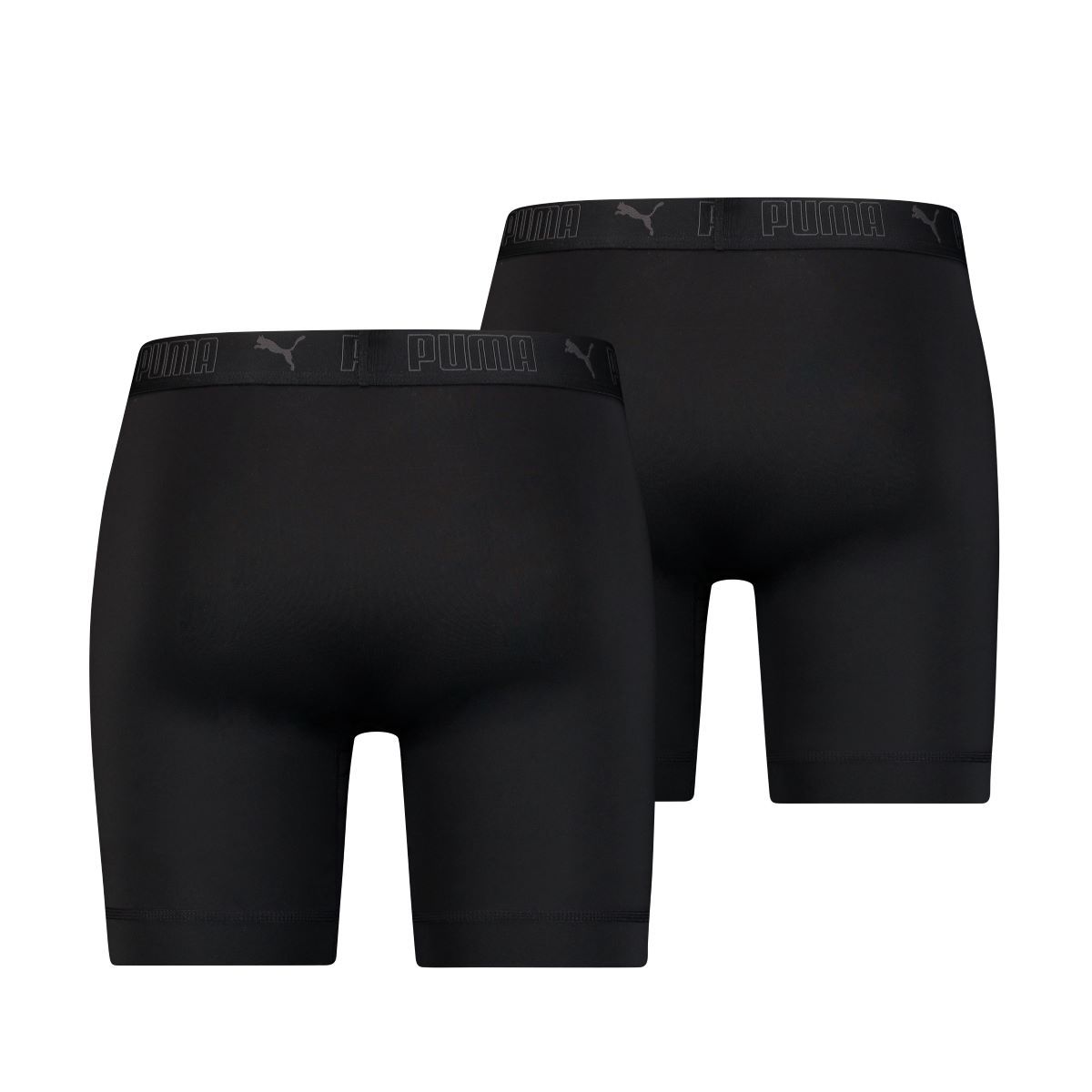 Puma Sport Boxershorts Microfiber Long 6-pack Zwart