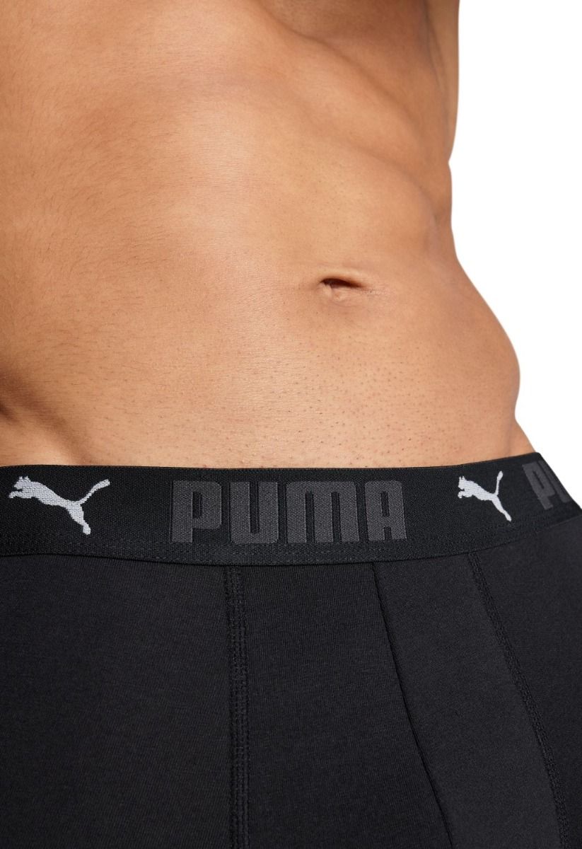 Puma Sport Boxershorts Microfiber 2-pack Dark Sage / Black