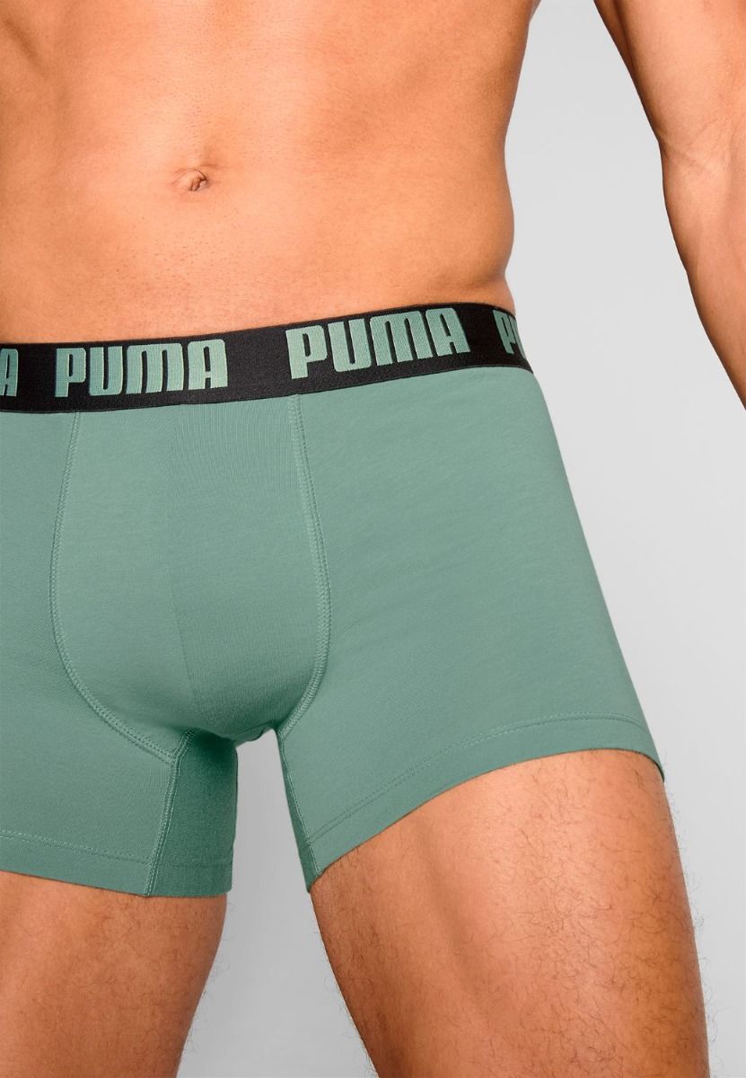 Puma Boxershorts Everyday Basic 2-pack Dark Sage / Black