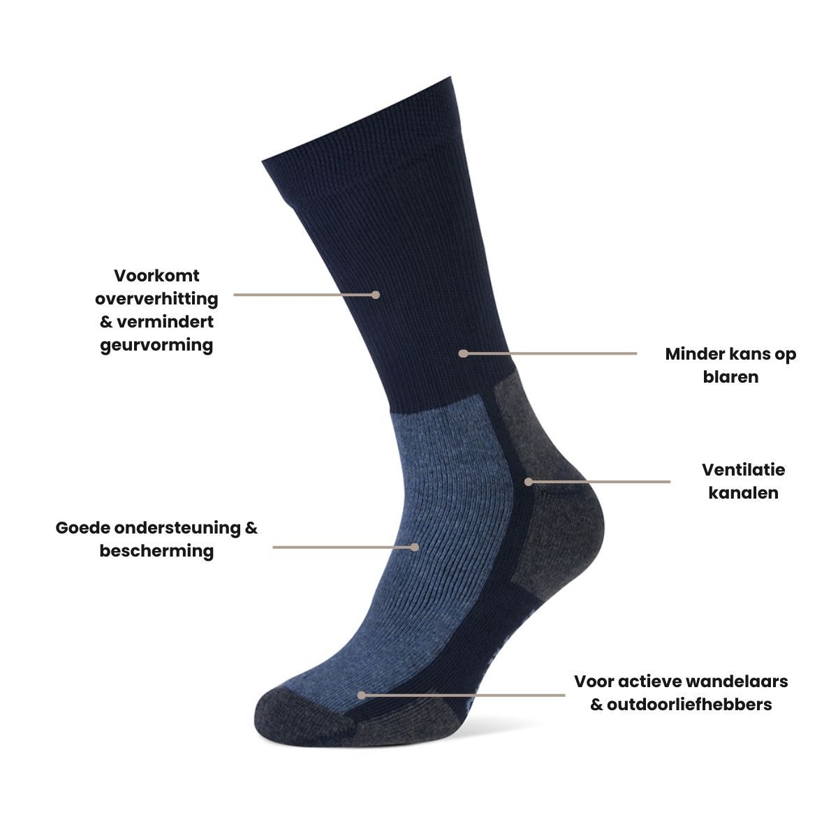 STAPP Wandelsokken Active Outdoor Marine