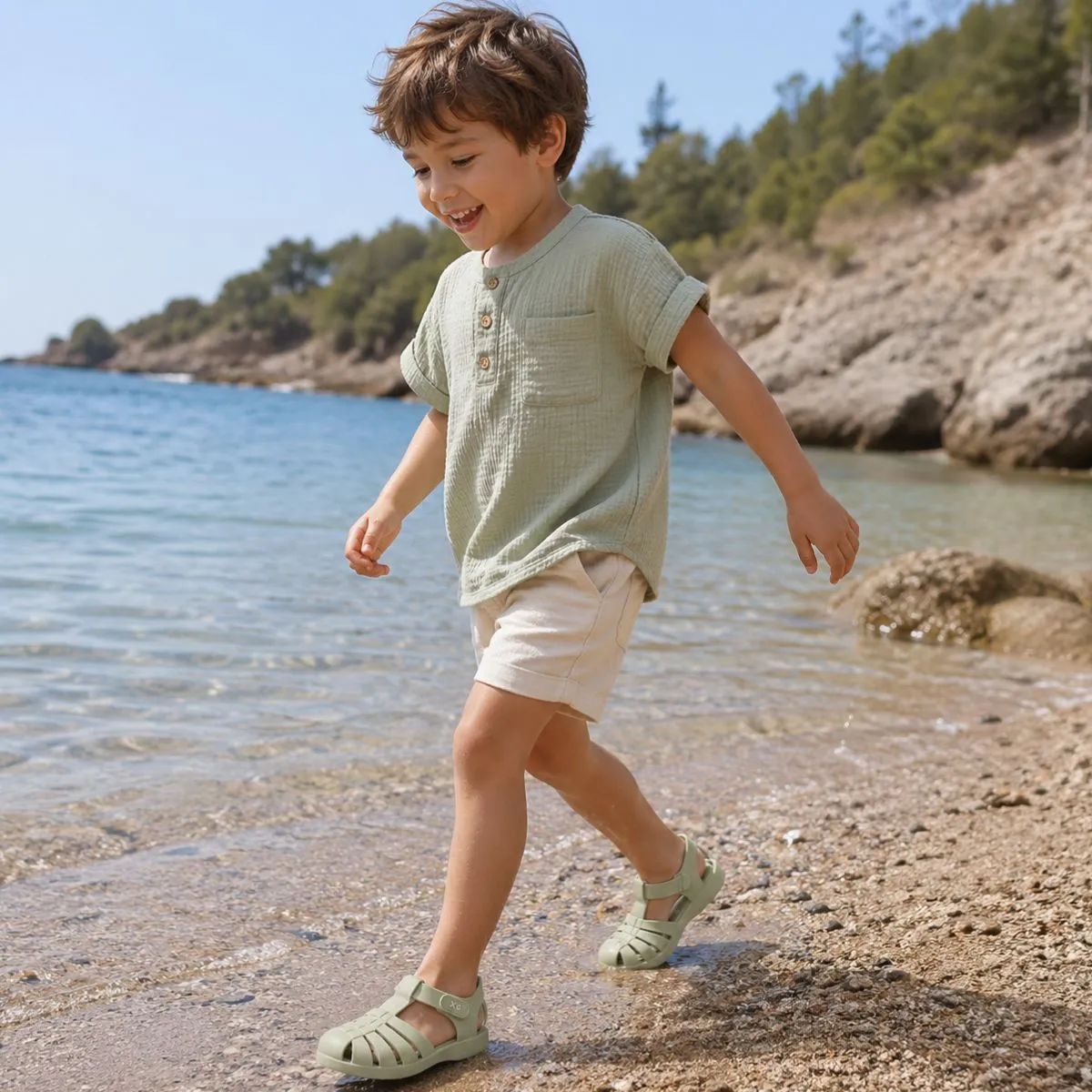 XQ Waterschoenen Kinderen Groen