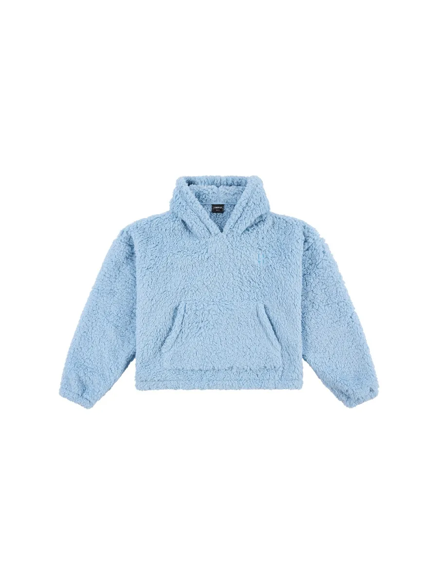 Poederbaas Fluffy Hoodie Dames Four Seasons Ice Blue