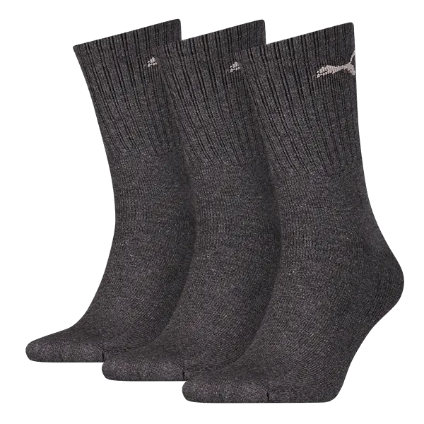 Puma Sportsokken Antraciet 3-pack