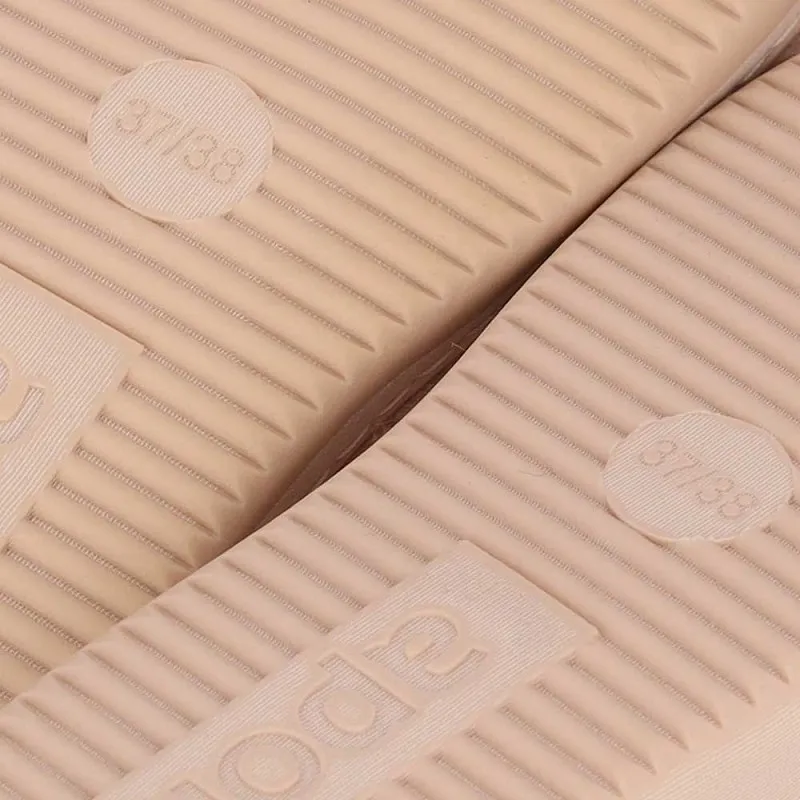 Apollo Pantoffels Dames Imitatiebont Roze