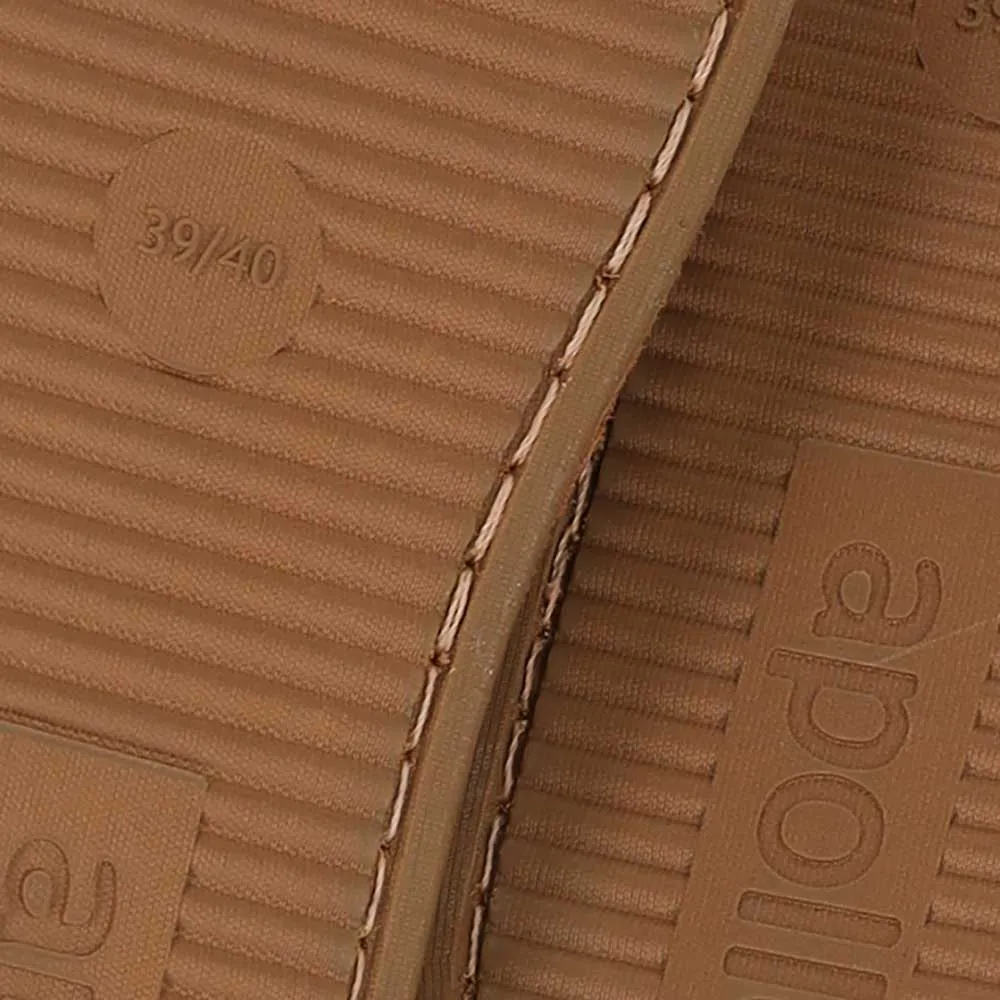 Apollo Pantoffels Heren Boots Suede Cognac