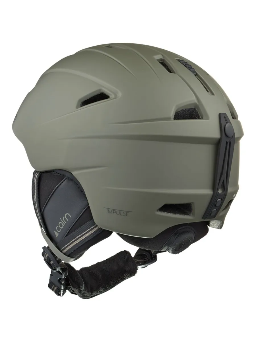 Cairn Skihelm Impulse Mat Khaki