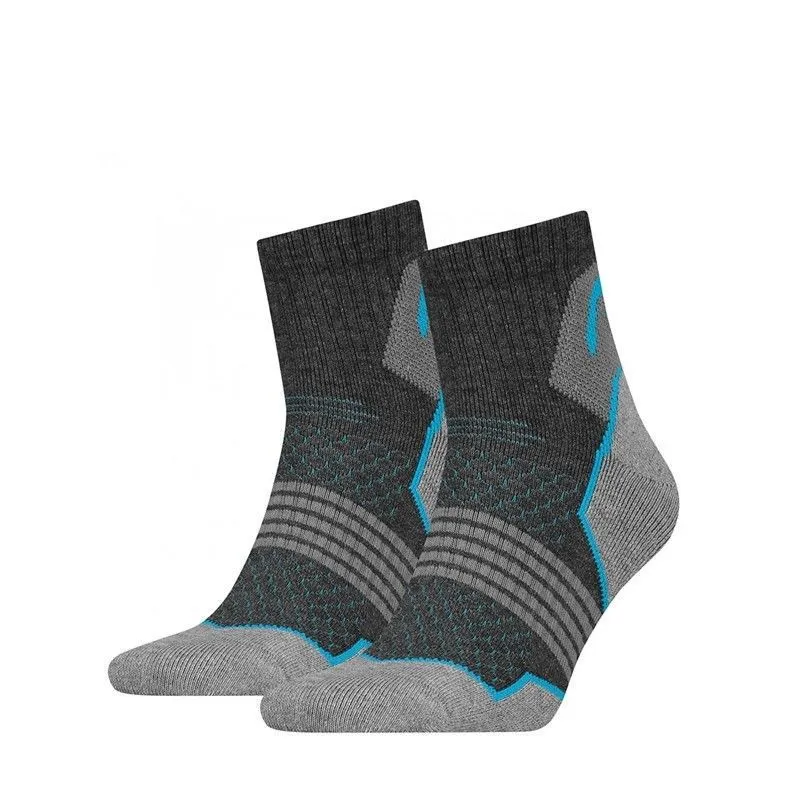 HEAD Wandelsokken Hiking Quarter sokken 6-pack Unisex Grey/blue
