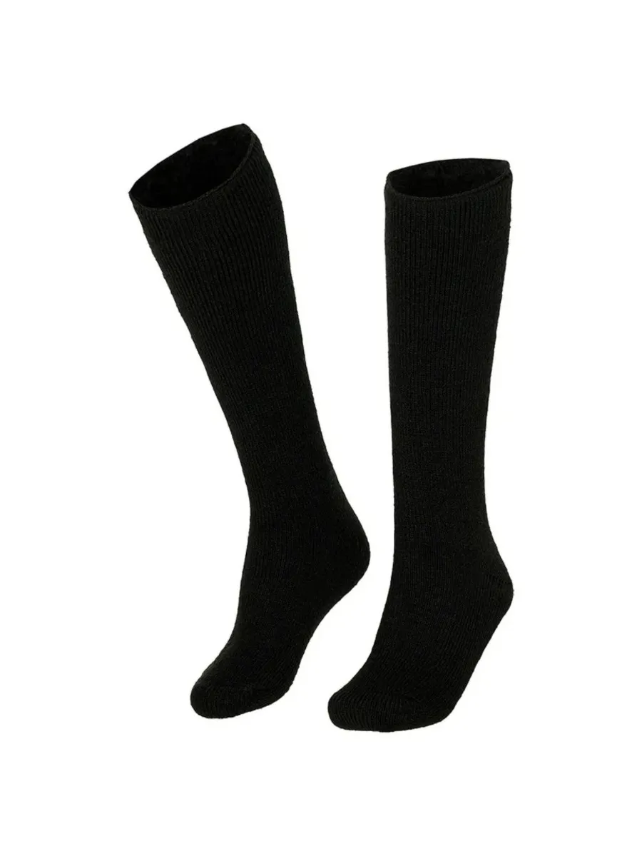 Heatkeeper Heren Thermo Kniehoogte Sokken 4-pack Zwart