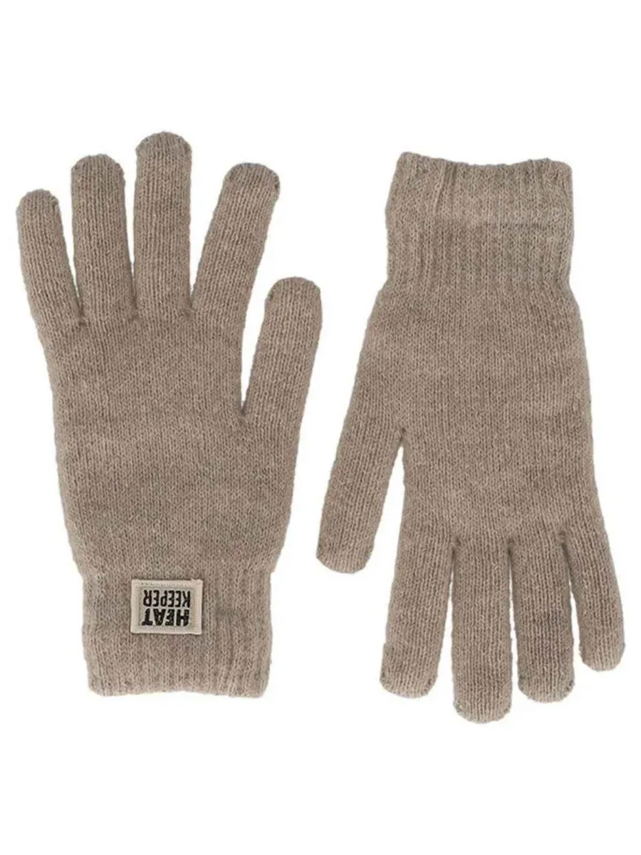 Heatkeeper Dames Winter Set - Muts + Handschoenen + Nekwarmer - Beige