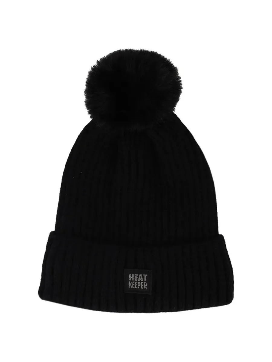 Heatkeeper Dames Winter Set - Muts + Handschoenen + Nekwarmer - Zwart