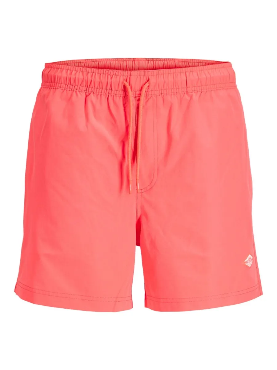 Jack & Jones Zwembroek Tropic Solid Hot Coral