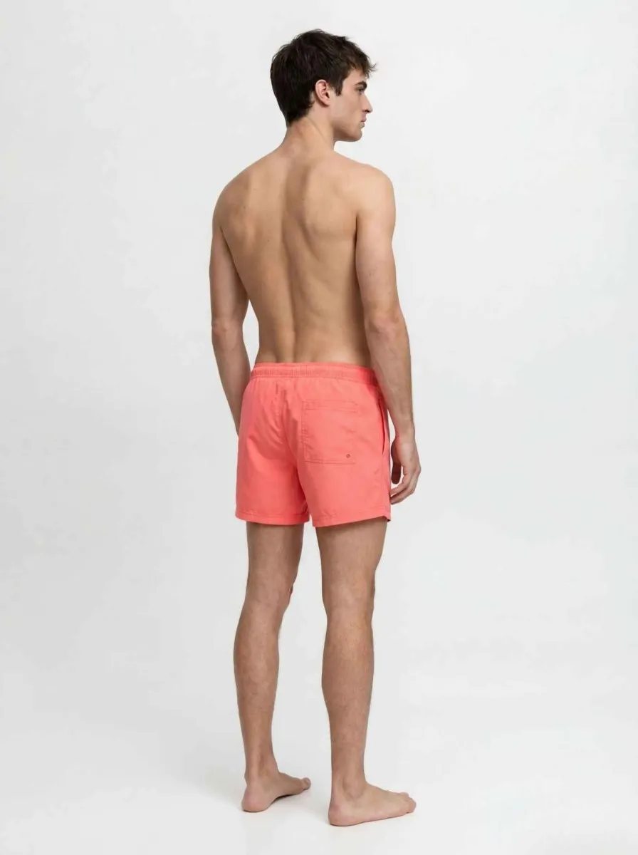 Jack & Jones Zwembroek Tropic Solid Hot Coral