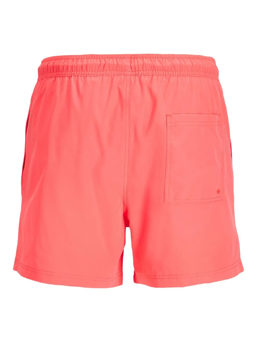 Jack & Jones Zwembroek Tropic Solid Hot Coral