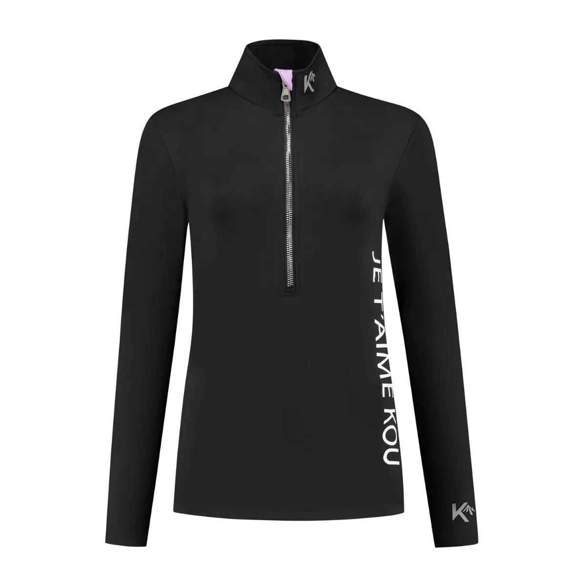 KOU Sportswear Skipully Dames Je T'aime Kou Zwart / Lila