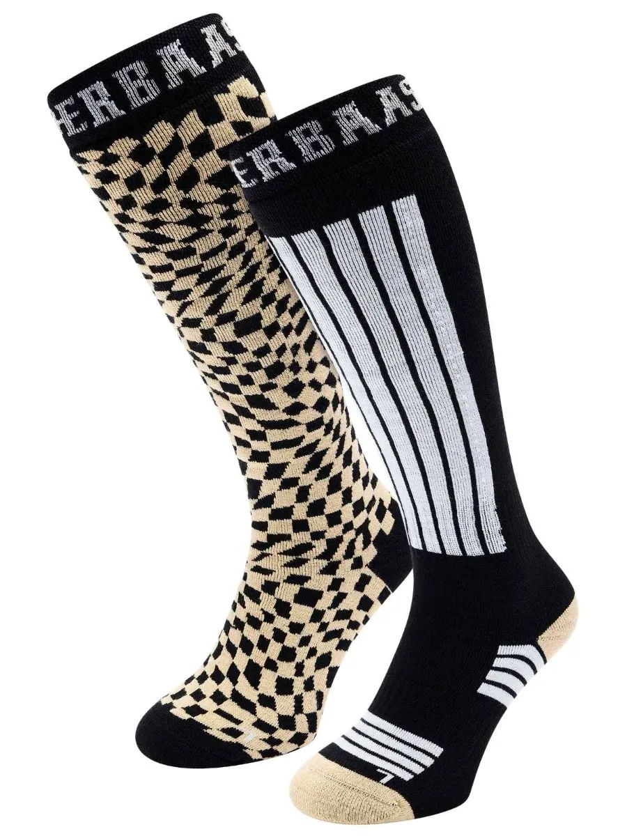 Poederbaas Skisokken 2-pack Warm Sand