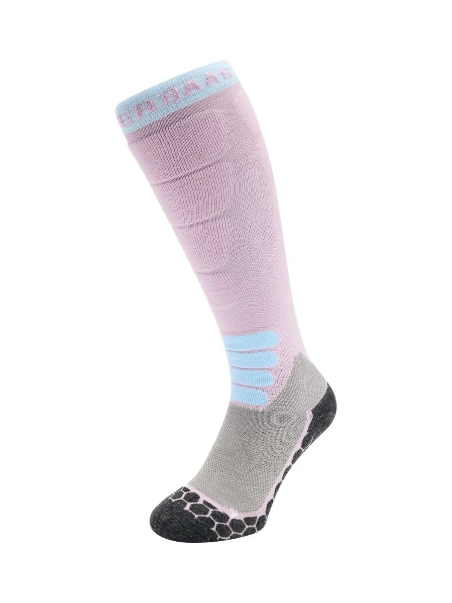 Poederbaas Skisokken Dames Merinowol Pro 3-pack Lila