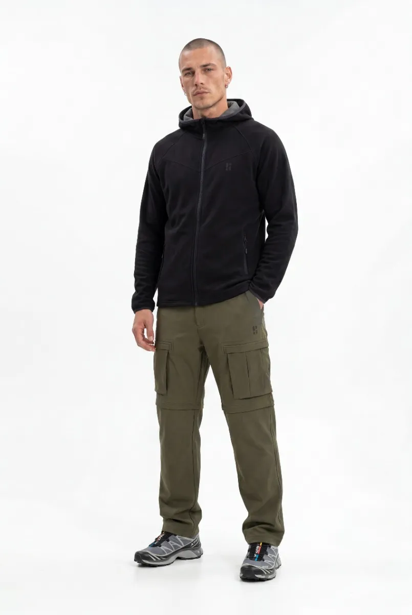 Poederbaas Outdoor Vest Heren Merinowol Zwart
