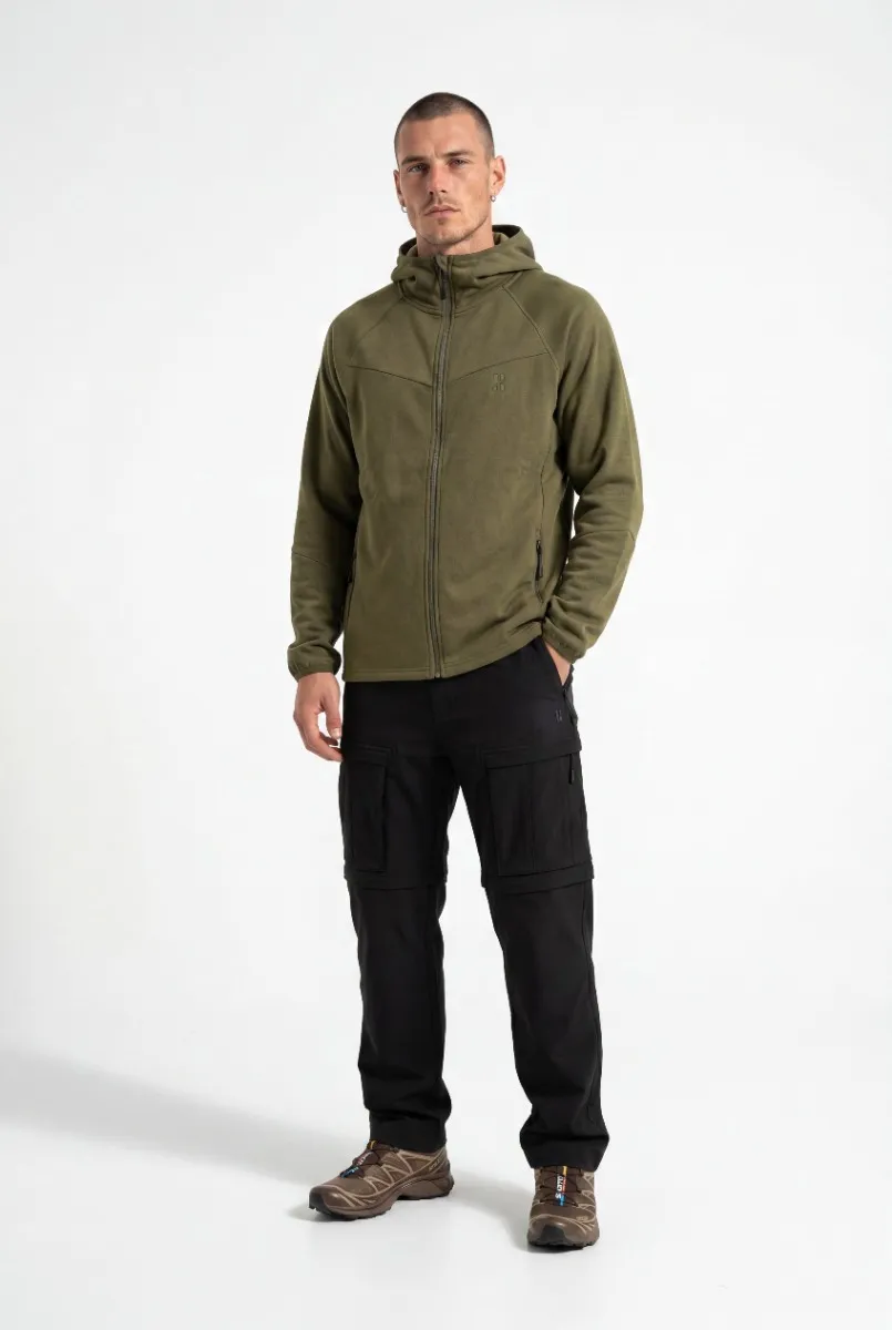 Poederbaas Outdoor Vest Heren Merinowol Olive Green