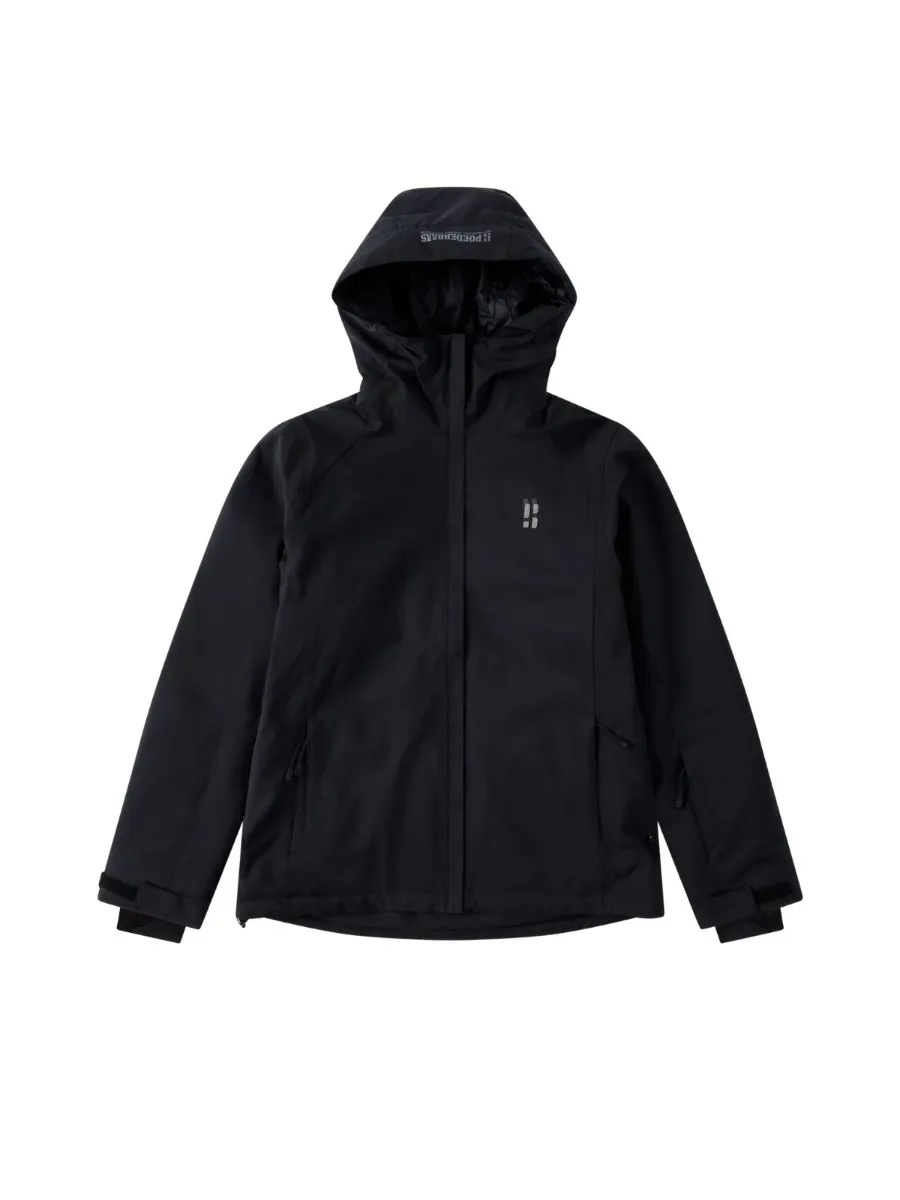 Poederbaas Ski-jas Dames Arctic 2L Insulated Zwart