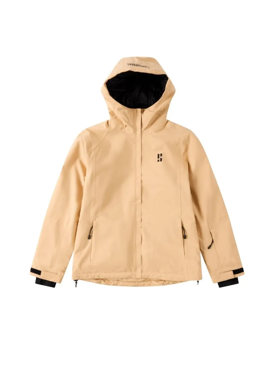 Poederbaas Ski-jas Dames Arctic 2L Insulated Warm Sand
