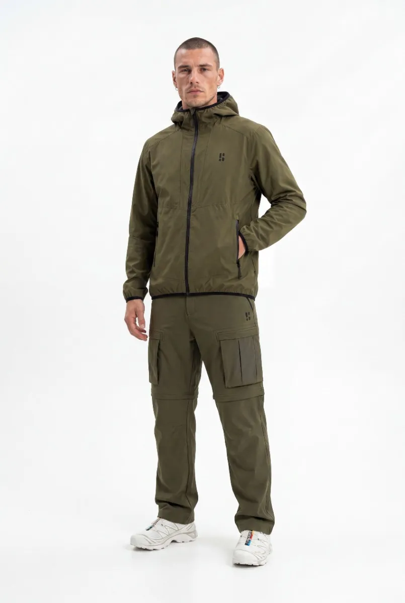 Poederbaas Outdoorjas Heren SOLX Multi Sport 2.5L Olive Green