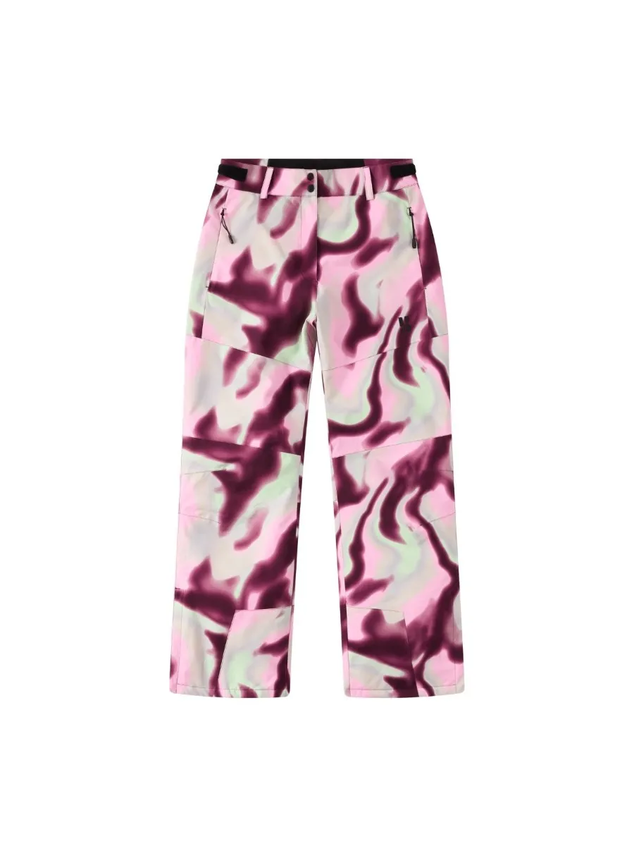 Poederbaas Skibroek Dames Arty 2L Insulated Tie Dye Pink Multi