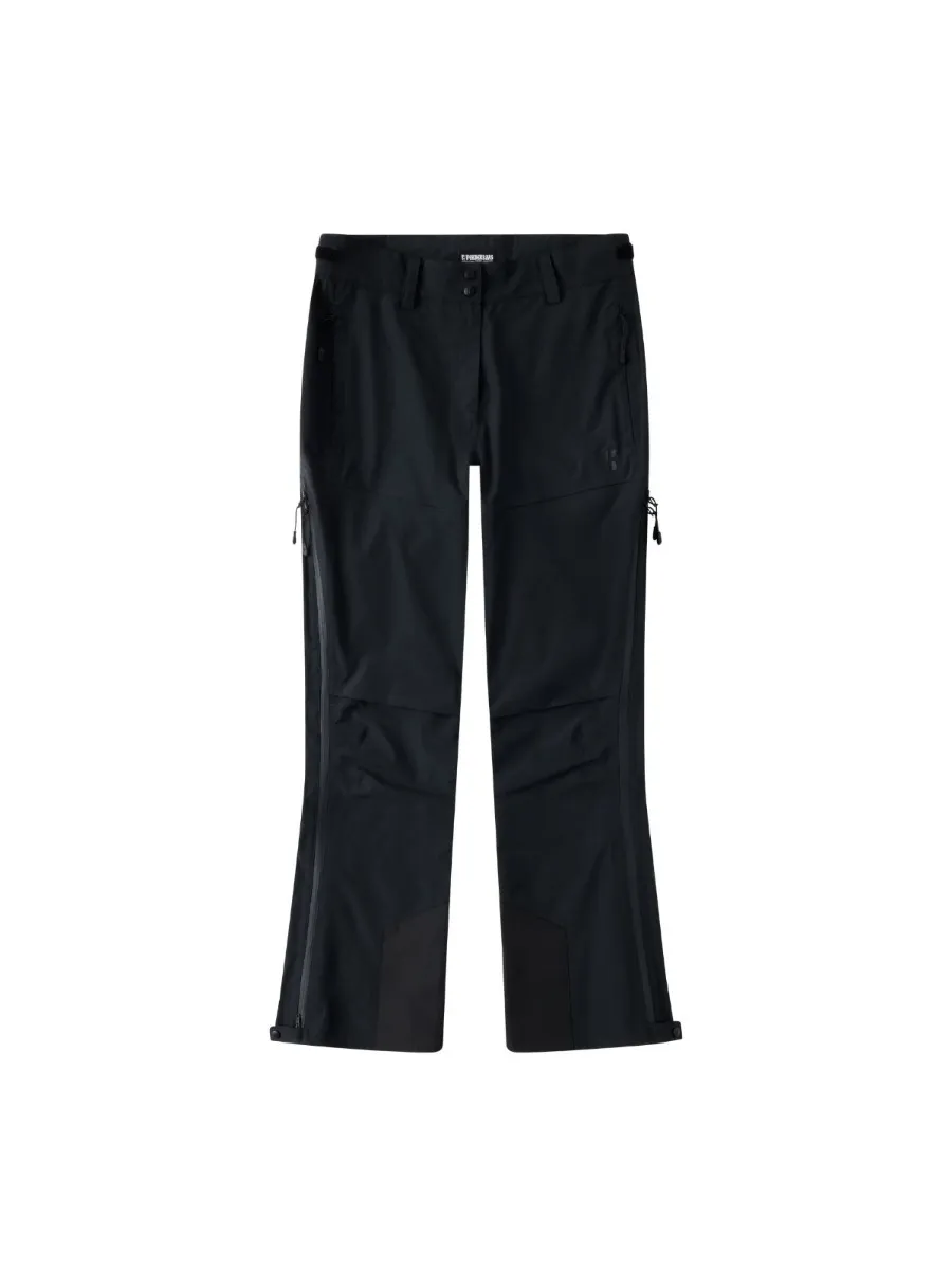 Poederbaas Skibroek Dames Freeride 3L Hardshell Zwart