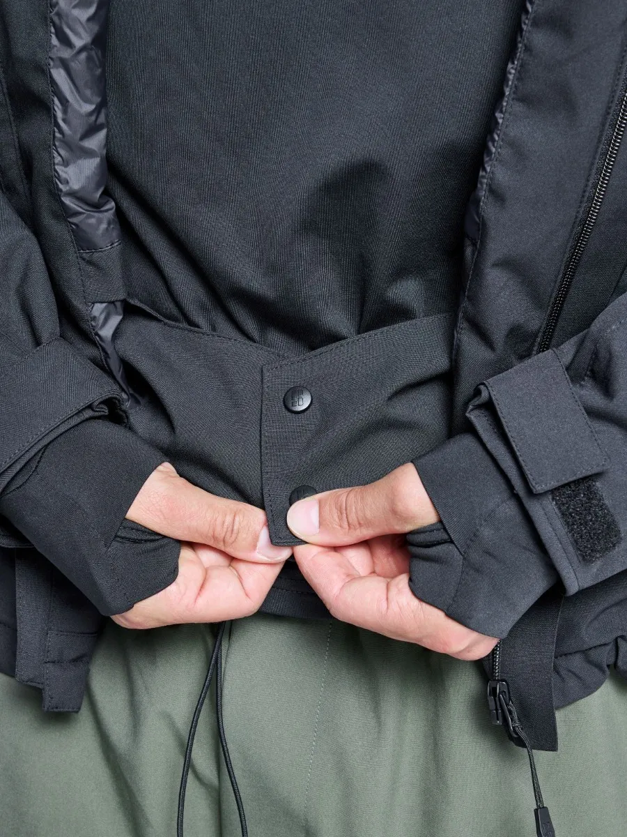 Poederbaas Ski-jas Heren Arctic 2L Insulated Zwart