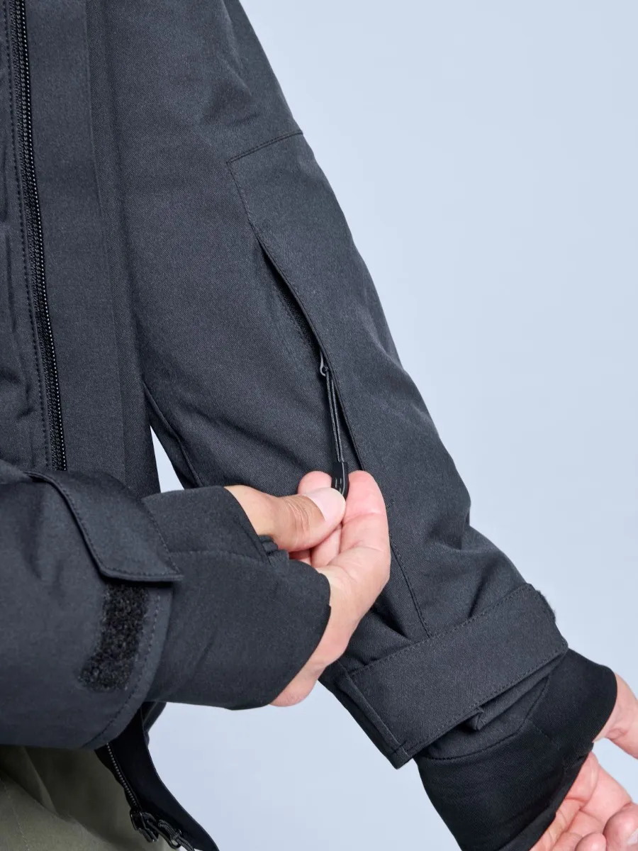 Poederbaas Ski-jas Heren Arctic 2L Insulated Zwart