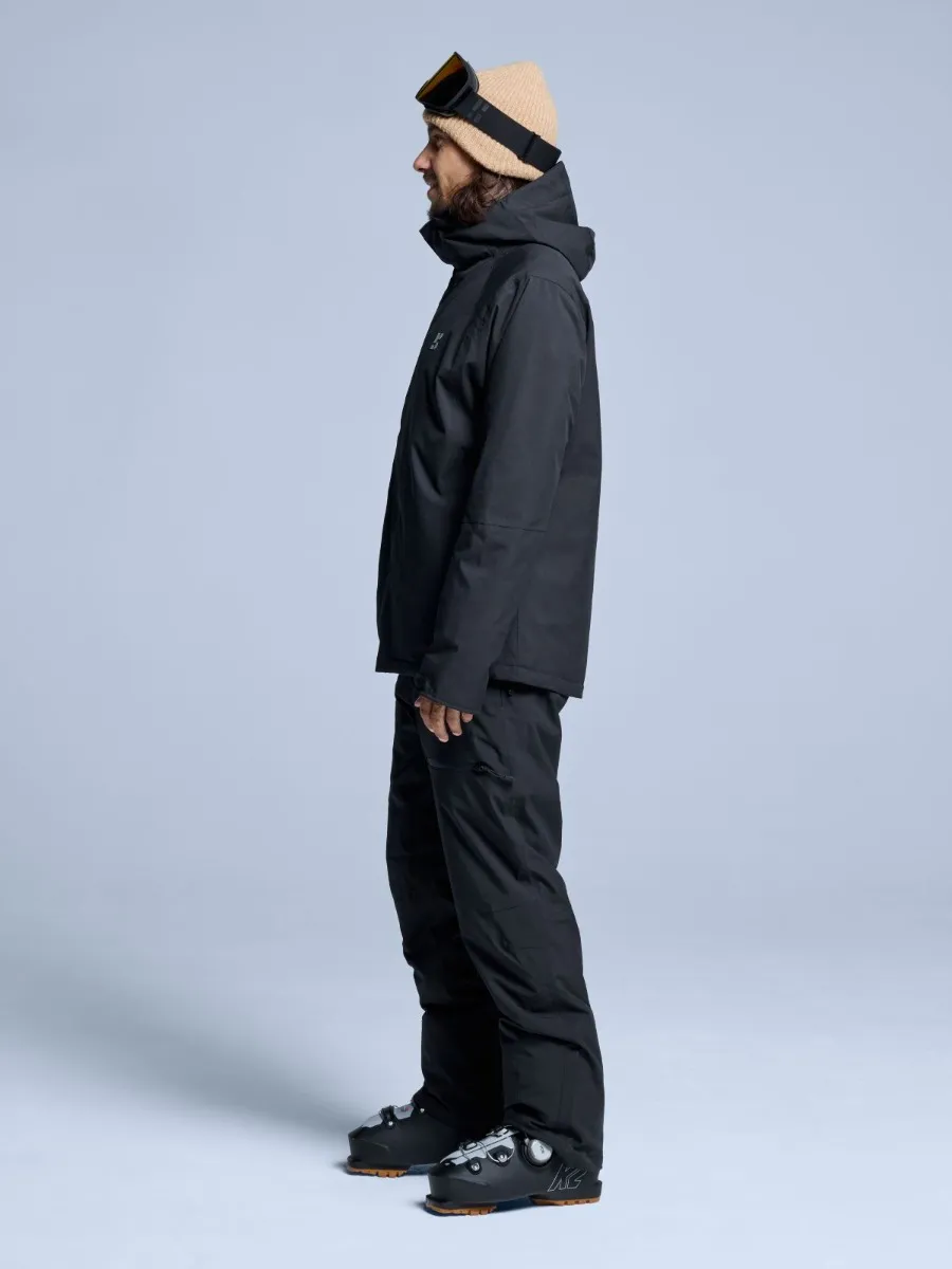 Poederbaas Ski-jas Heren Arctic 2L Insulated Zwart