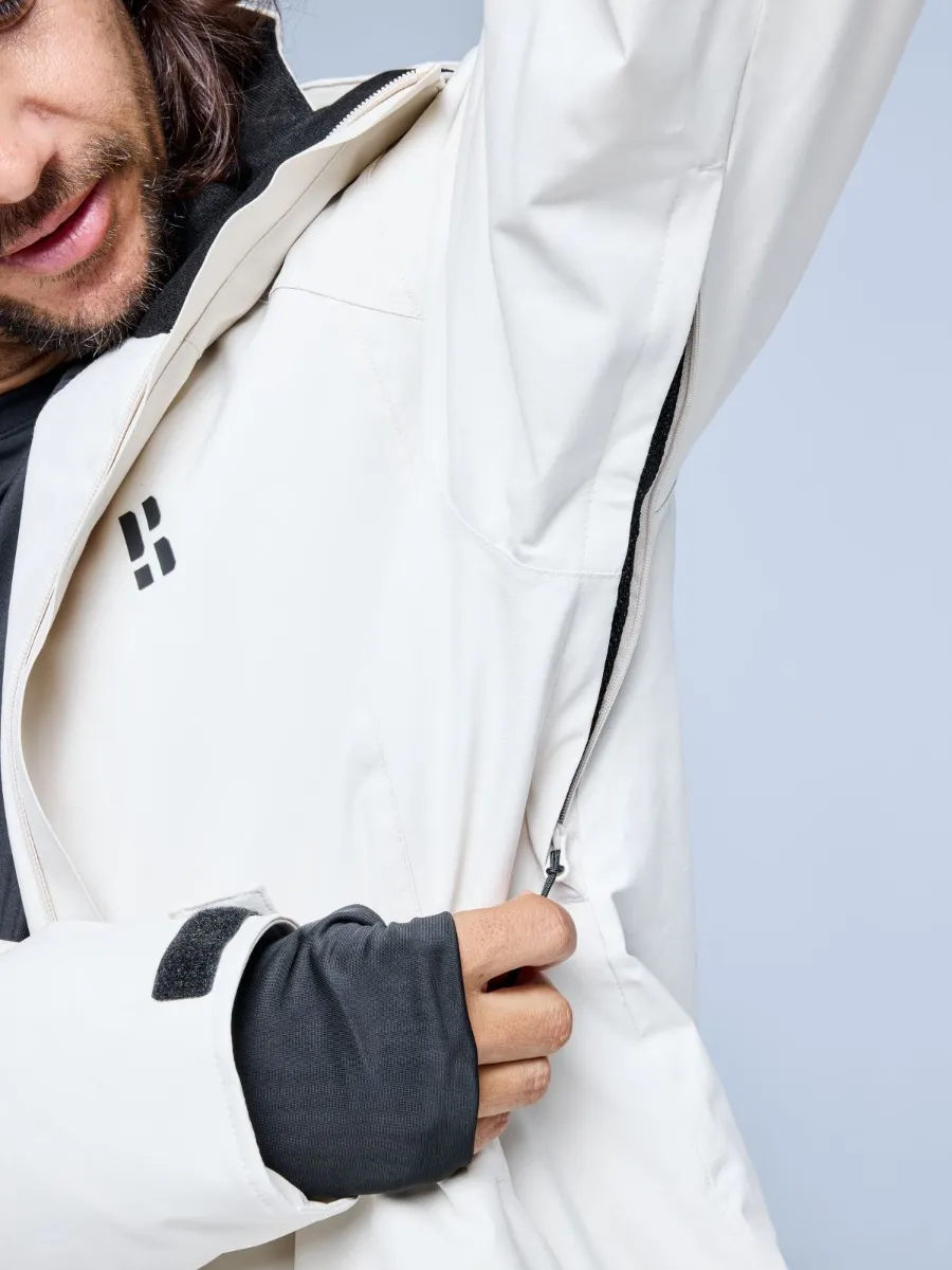 Poederbaas Ski-jas Heren Arctic 2L Insulated Stone