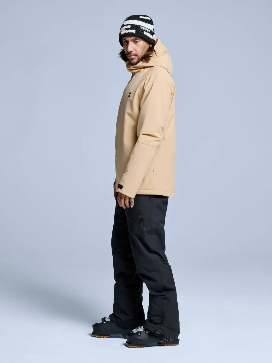 Poederbaas Ski-jas Heren Arctic 2L Insulated Warm Sand