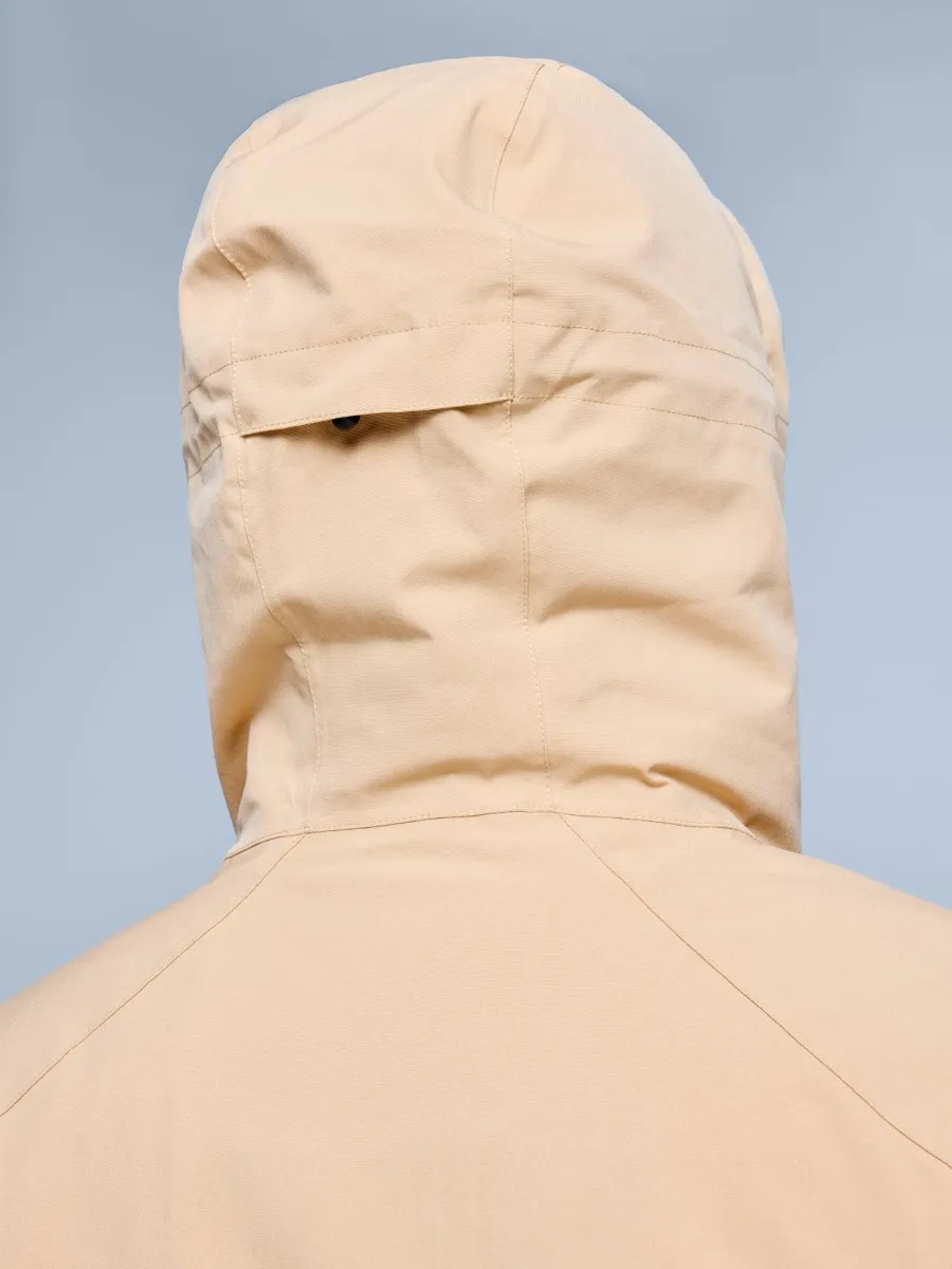 Poederbaas Ski-jas Heren Arctic 2L Insulated Warm Sand