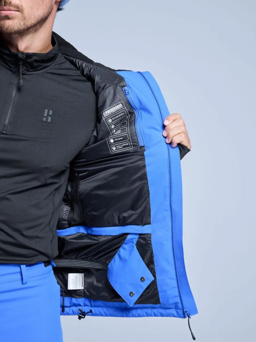 Poederbaas Ski-jas Heren Arctic 2L Insulated Ballpoint Blue