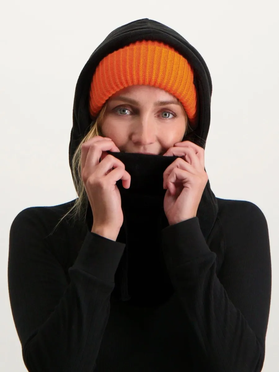 Poederbaas Balaclava Fleece Zwart
