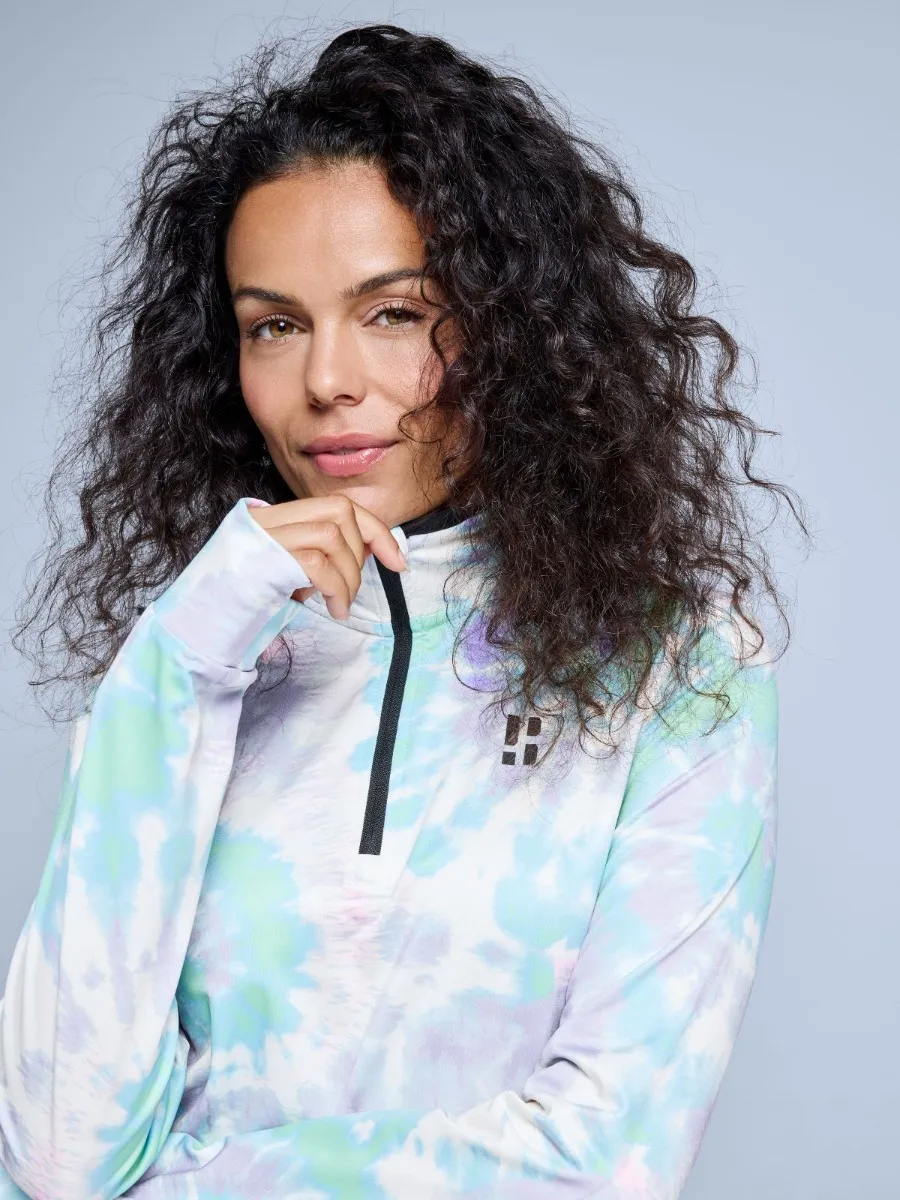 Poederbaas Skipully Dames Cabin Life Wit Tiedye