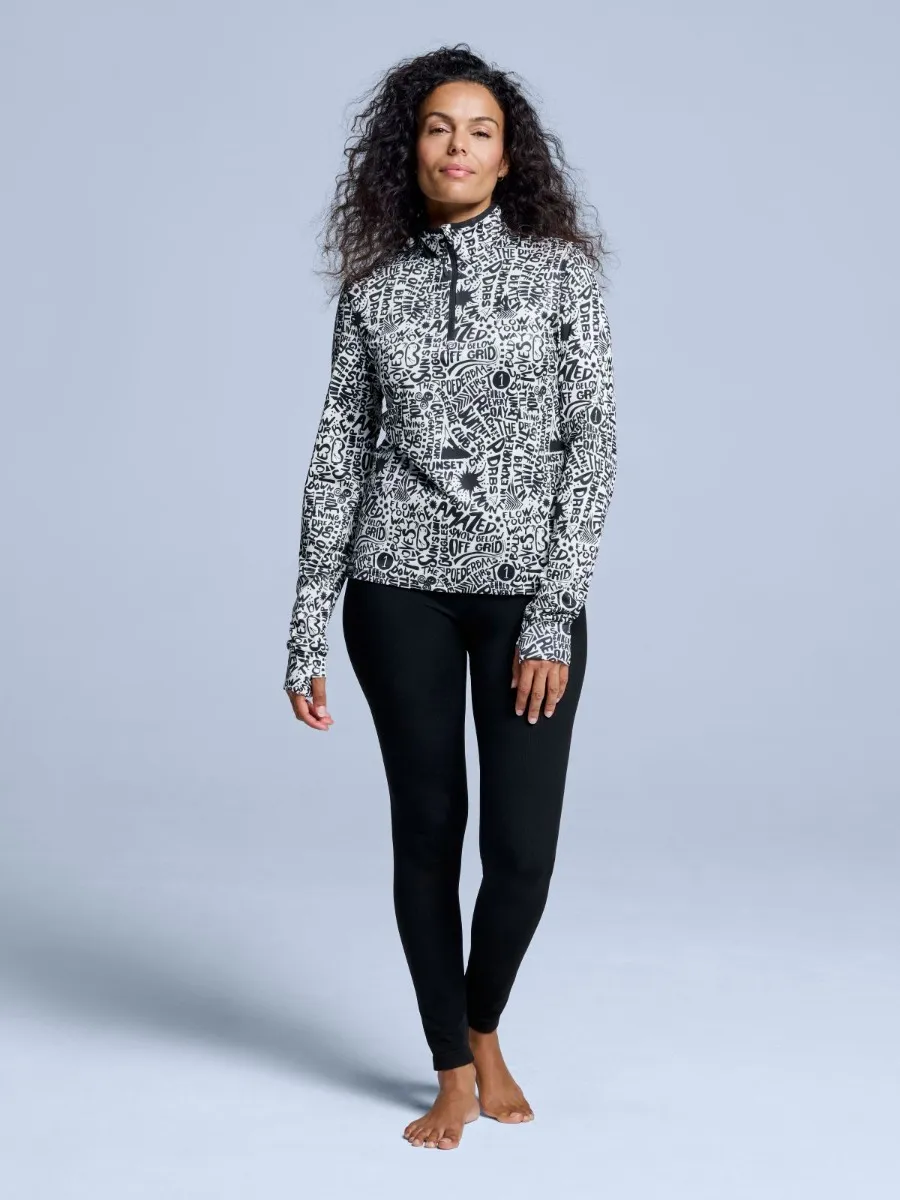 Poederbaas Skipully Dames Cabin Life Wit / Zwart