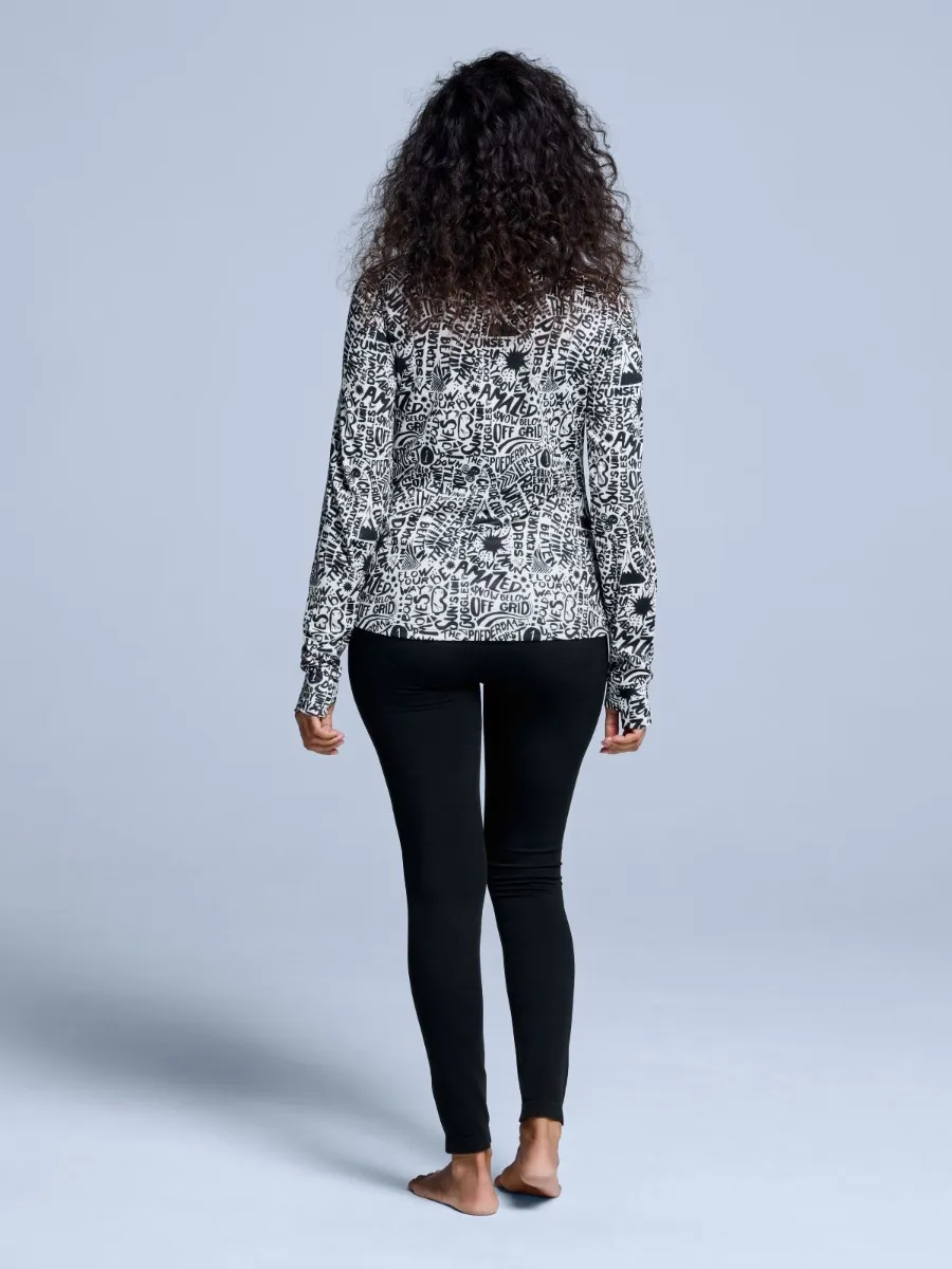 Poederbaas Skipully Dames Cabin Life Wit / Zwart