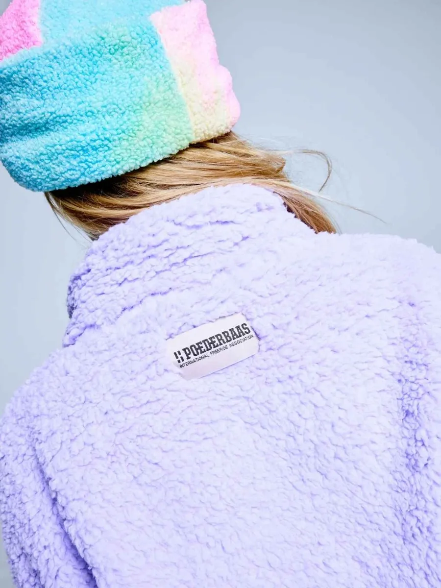 Poederbaas Fluffy Jacket Dames Four Seasons Lila