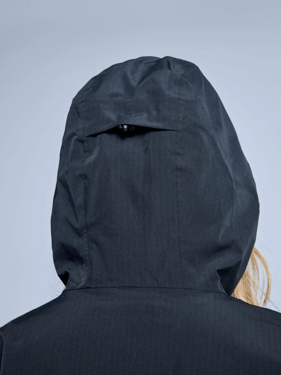 Poederbaas Ski-jas Dames Freeride 3L Hardshell Zwart