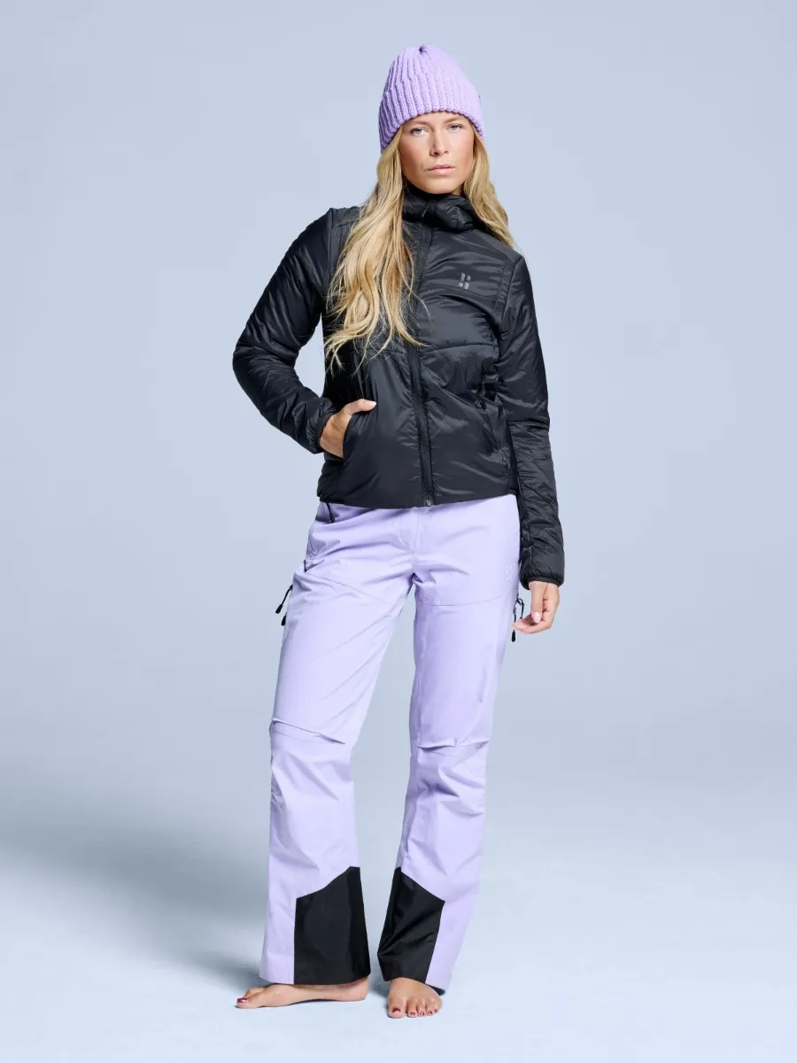 Poederbaas Donsjas Dames Freeride Insulated Zwart