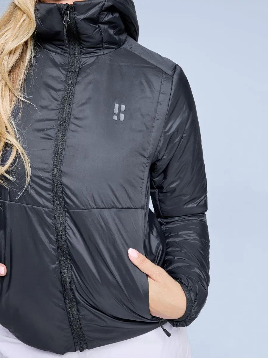 Poederbaas Donsjas Dames Freeride Insulated Zwart