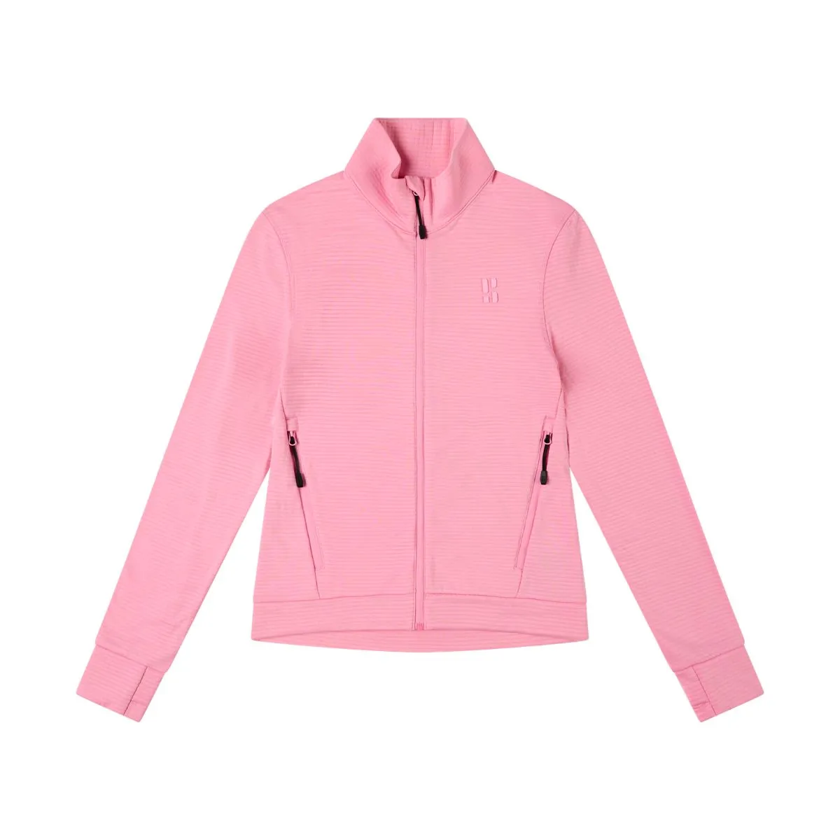 Poederbaas Outdoor Vest Dames Waffle Jacket Roze