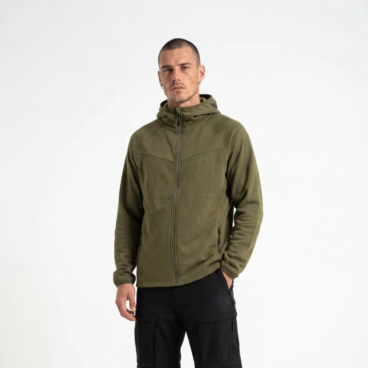 Poederbaas Outdoor Vest Heren Merinowol Olive Green