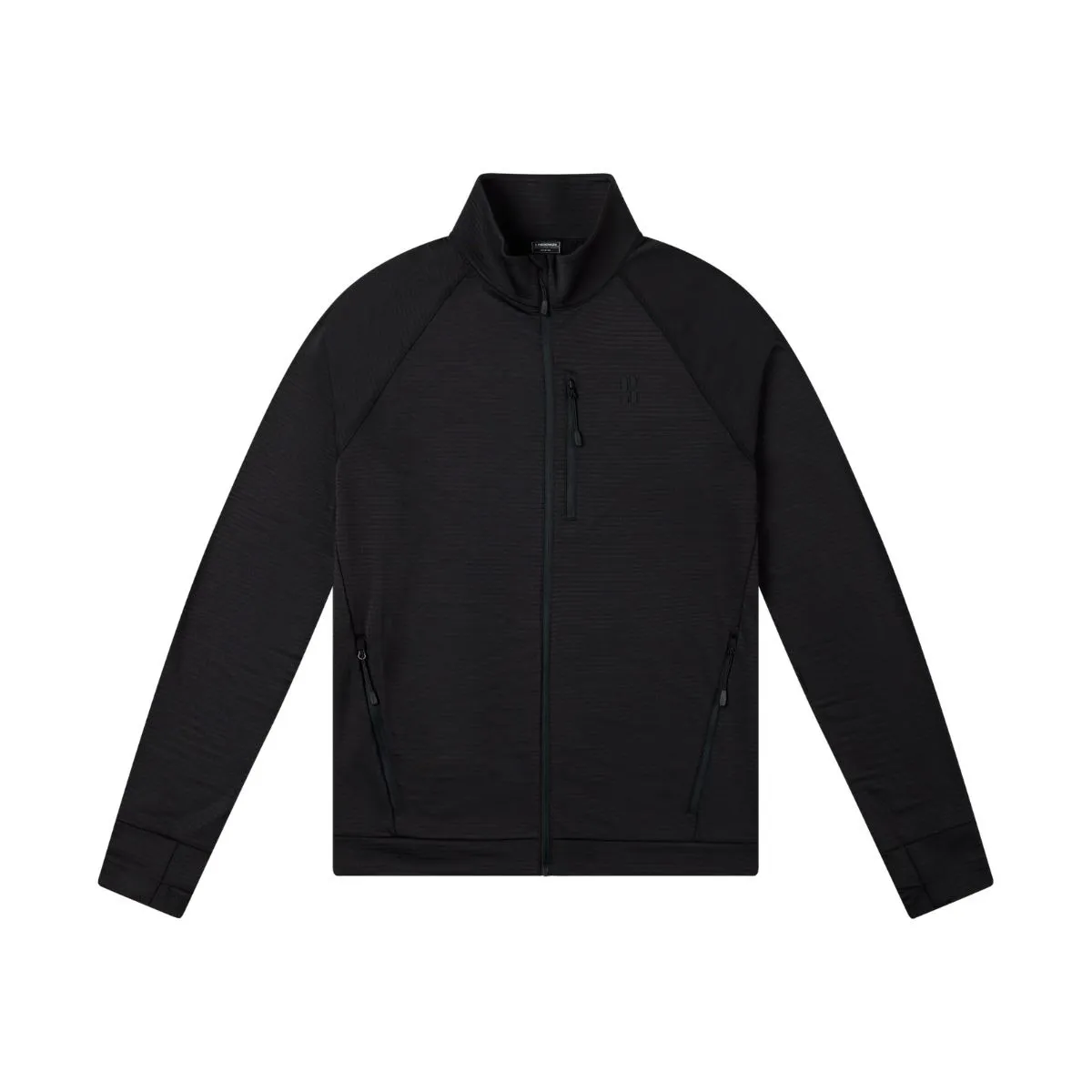 Poederbaas Outdoor Vest Heren Waffle Jacket Zwart