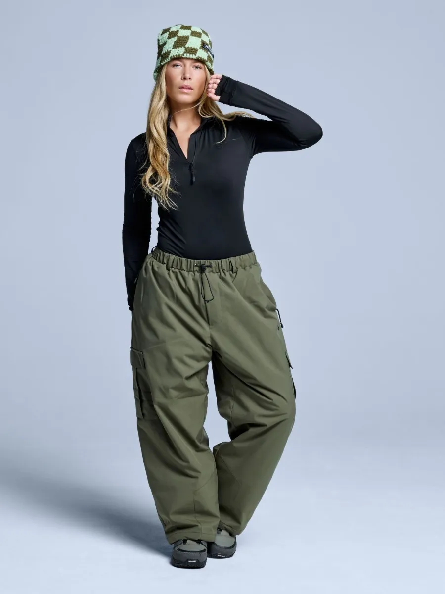 Poederbaas Skibroek Unisex Park Olive Green