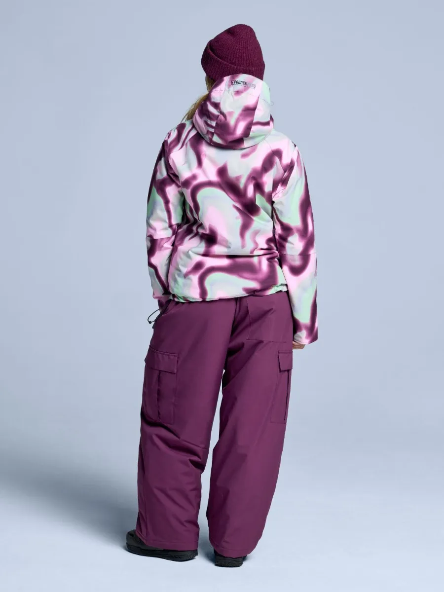 Poederbaas Skibroek Unisex Park Bordeaux