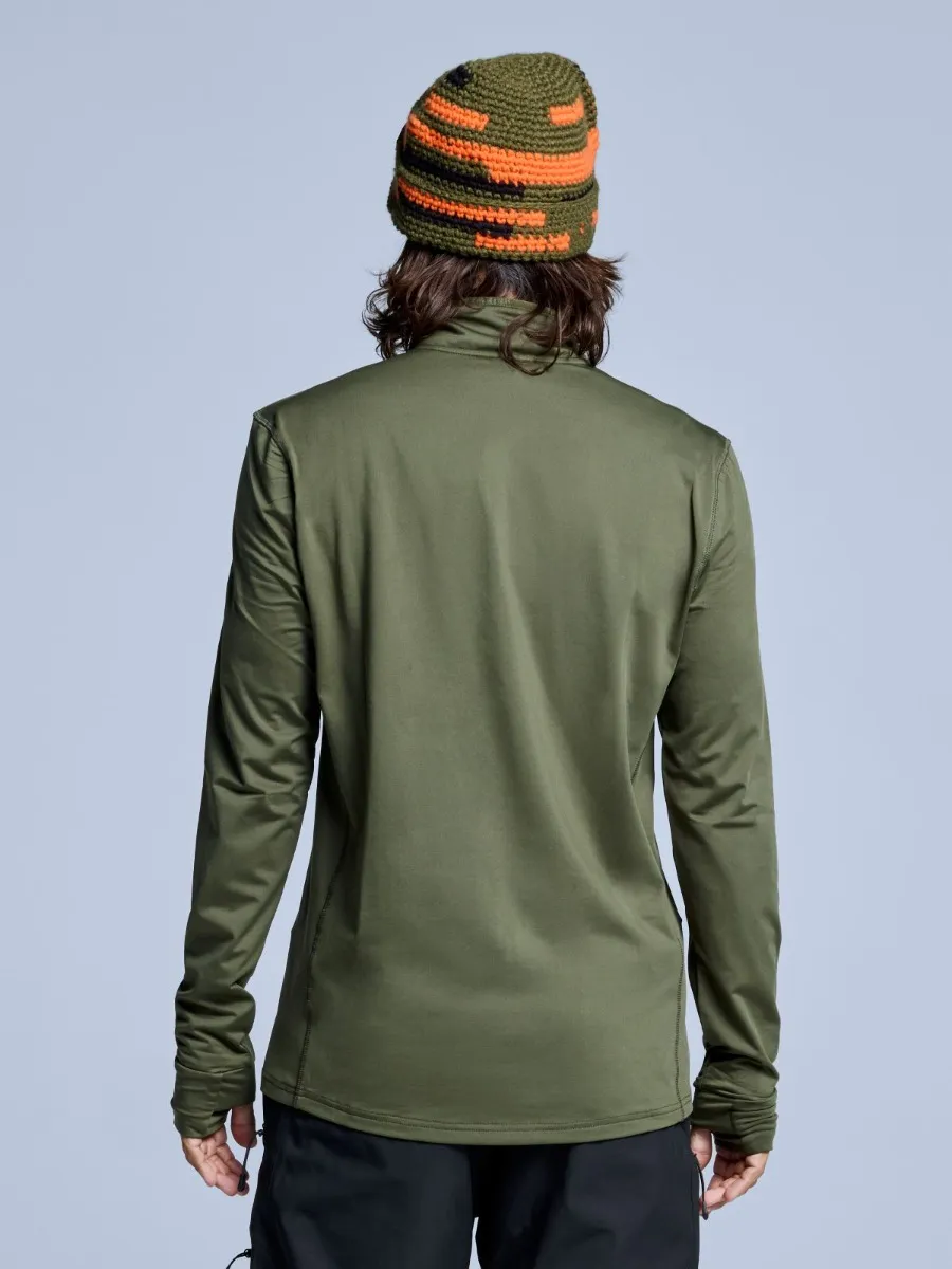 Poederbaas Midlayer Pully Heren Four Seasons Lightweight 2.0 Olive Green