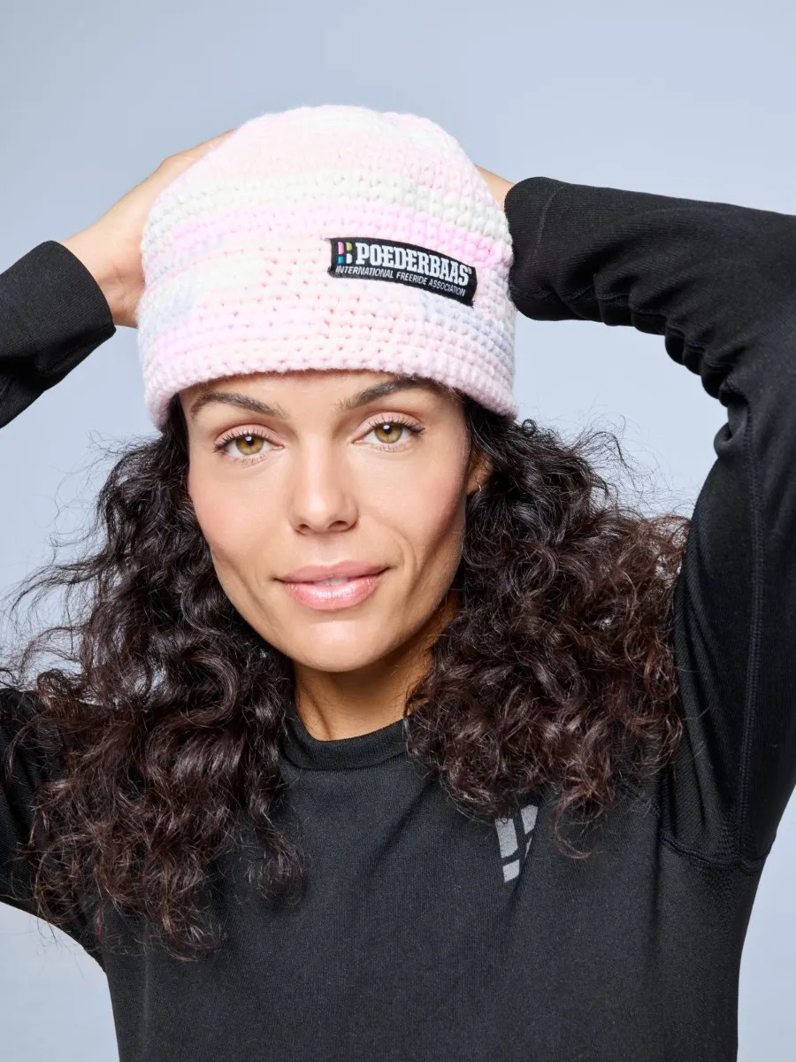 Poederbaas Muts Dames Freeride Powder Rose